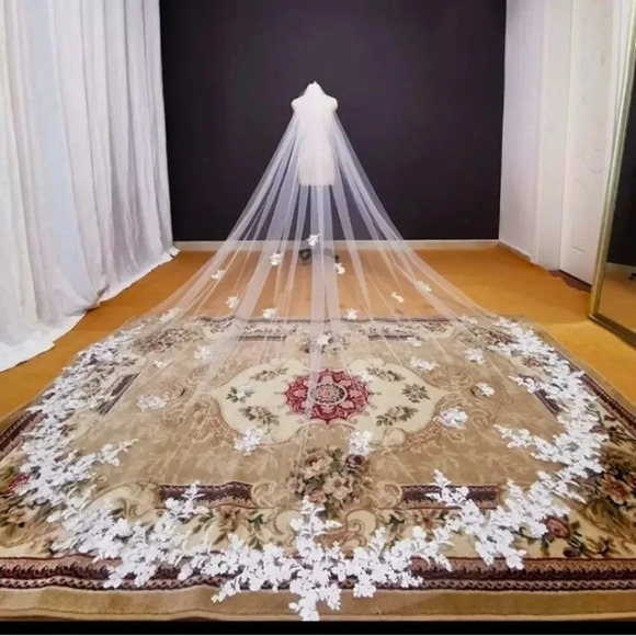 NWOT Wedding Veil - Picture 1 of 16